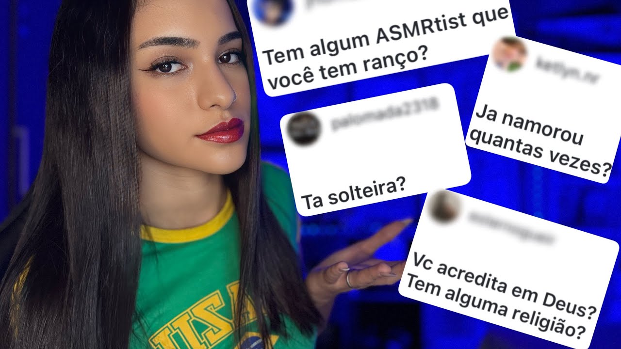 ASMR - RESPONDENDO PERGUNTAS E CONTANDO HISTÓRIAS ATÉ VOCÊ DORMIR 😴
