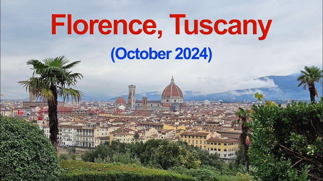 Florence - Tuscany, Italy (October 2024) 4K