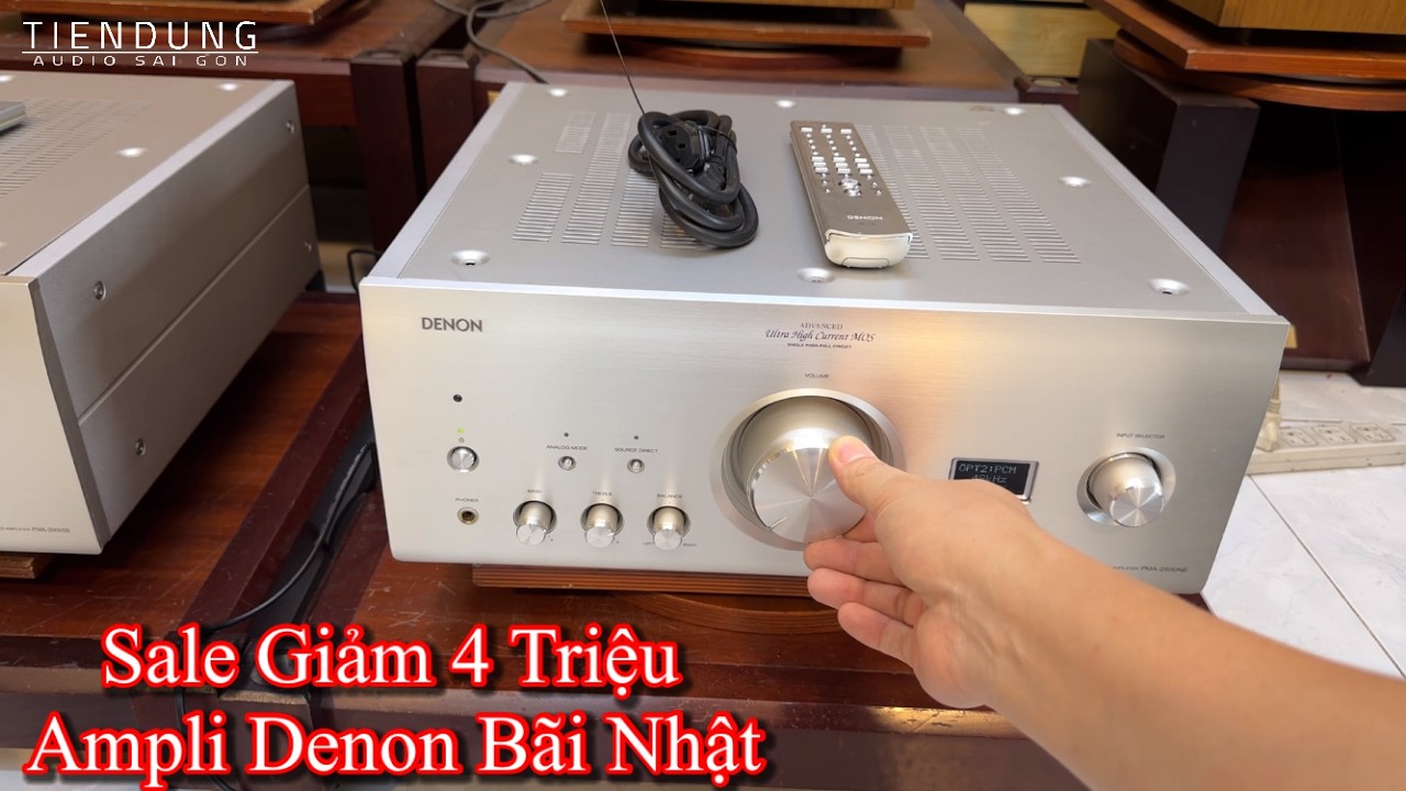 SALE GIẢM 4 TRIỆU AMPLI B&Atilde;I NHẬT v&agrave; b&aacute;o gi&aacute; h&agrave;ng về | Tiến Dũng audio S&agrave;i G&ograve;n