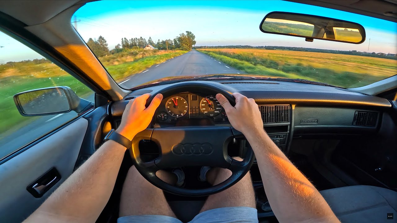 Driving a 68HP Diesel Like It's a Sports Car – Audi 80 B3 POV