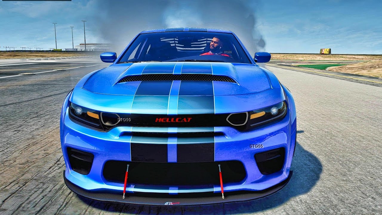 Hellcat Charger Widebody| Let's Go to Work| GTA 5 Mods IRL| 4K