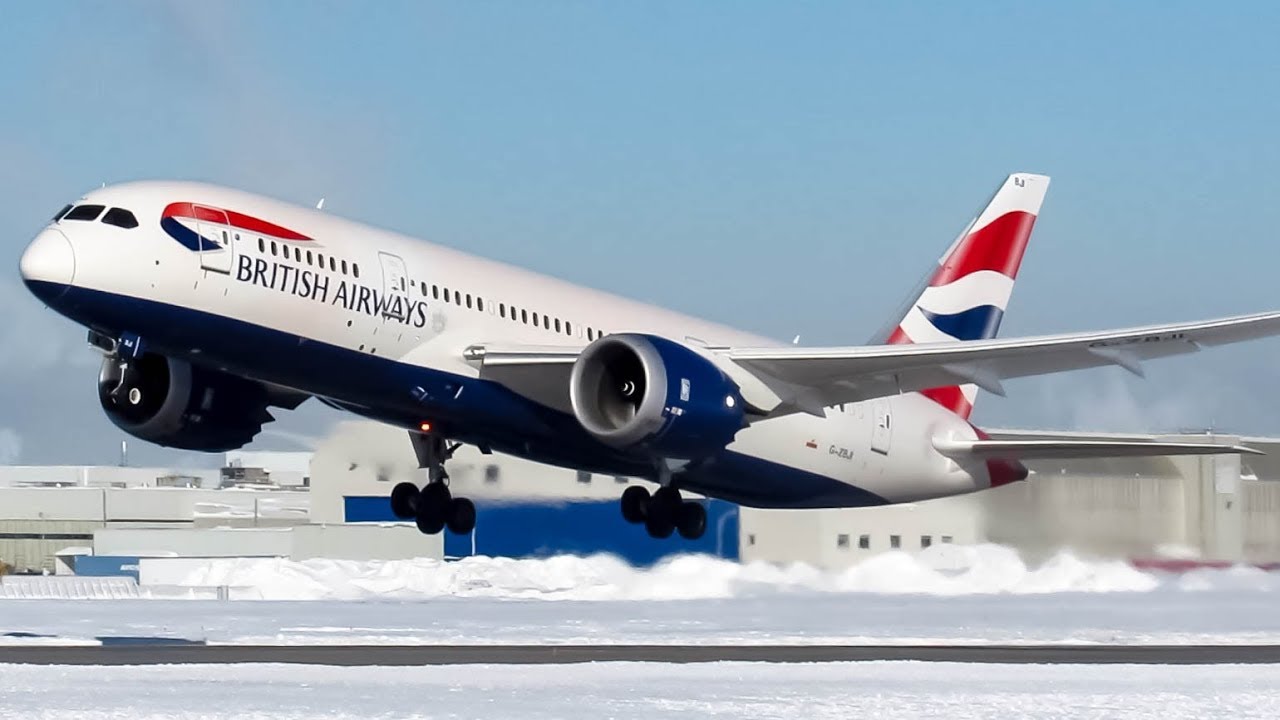 British Airways Boeing 787-8 (B788) departing Montreal (YUL/CYUL)