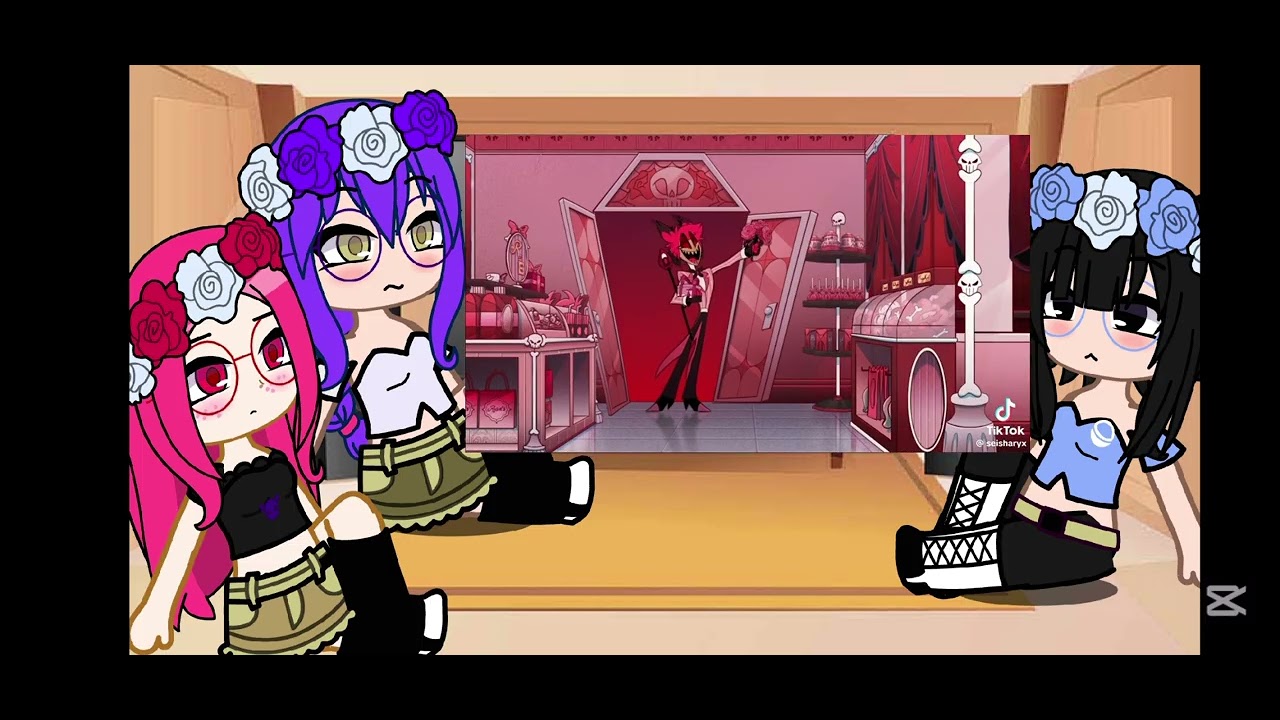 Las huntrix reaccionan a hazbin hotel temporada 1 y 2 😊