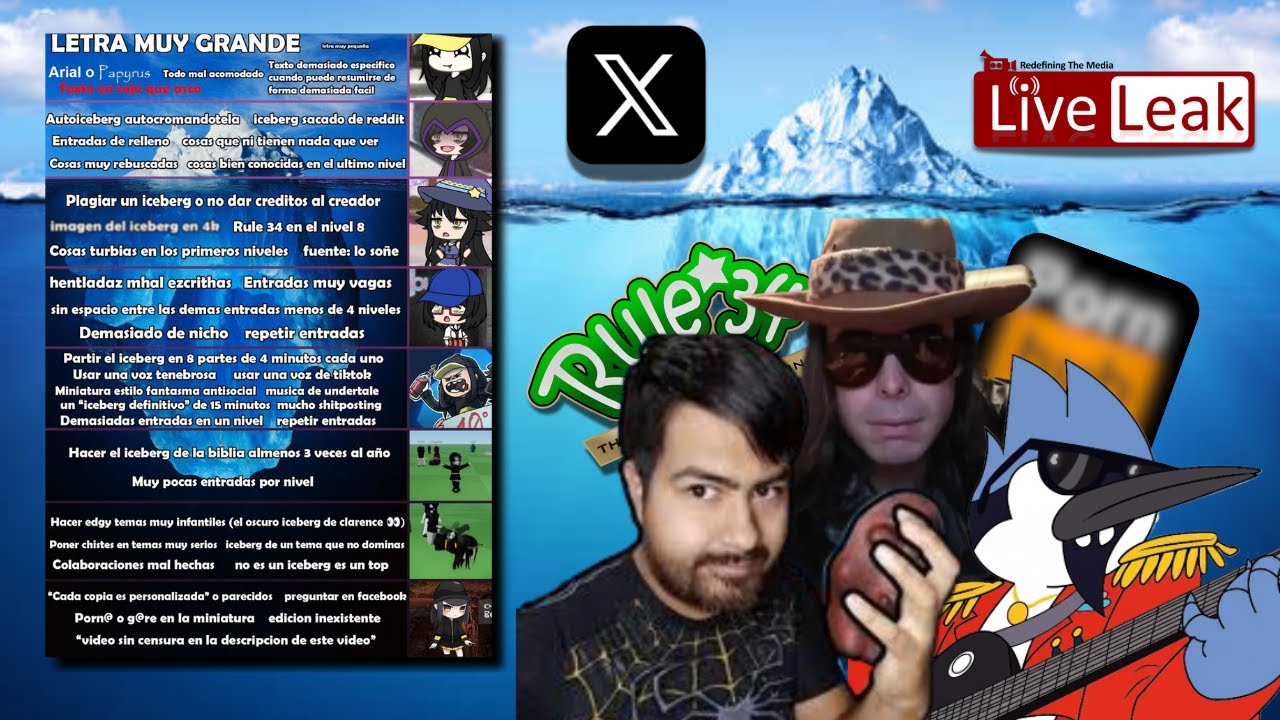Iceberg de cosas que no deberías hacer si haces un iceberg.