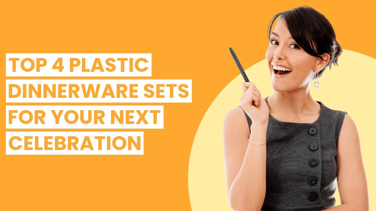 Plastic dinnerware set: Top 4 Plastic Dinnerware Sets for Your Next Celebration 💥