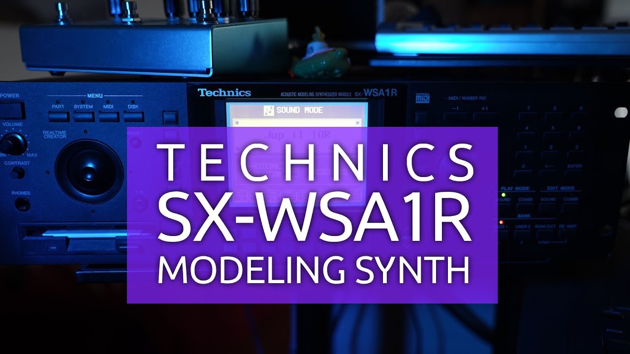 Technics sx-WSA1R demo - that other acoustic modeling synth from the 90s