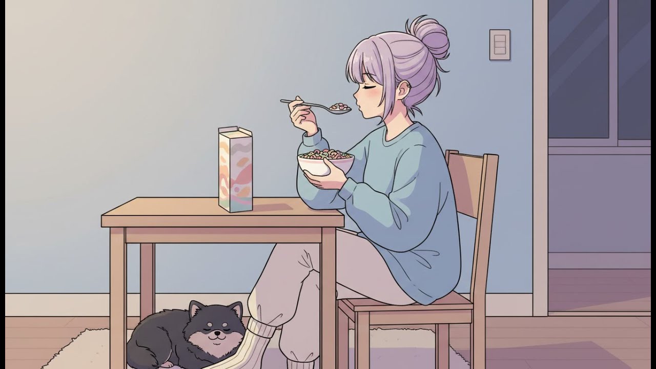 1 HOUR Lofi Hip Hop Mix 🥣 [study/sleep/relax] - Aitana’s Midnight Snack