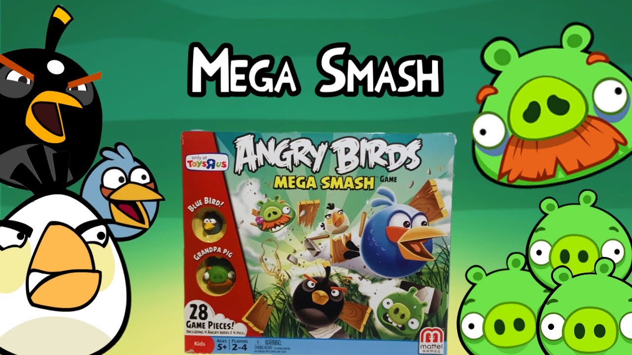 Angry Birds Mattel Mega Smash Review