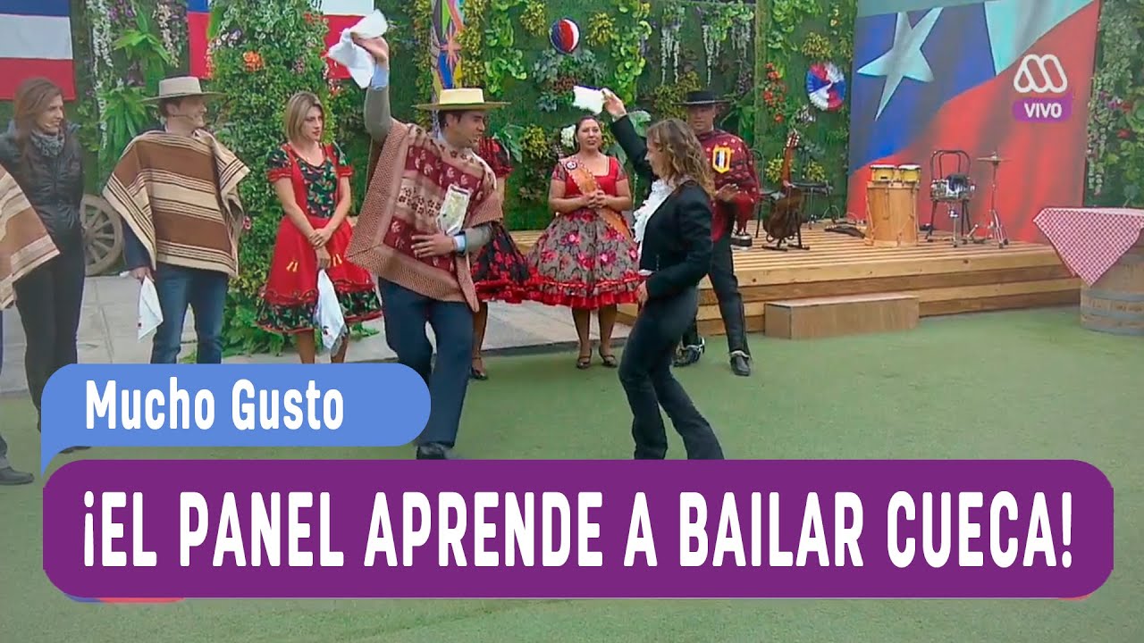 El panel aprende a bailar Cueca - Mucho Gusto 2016