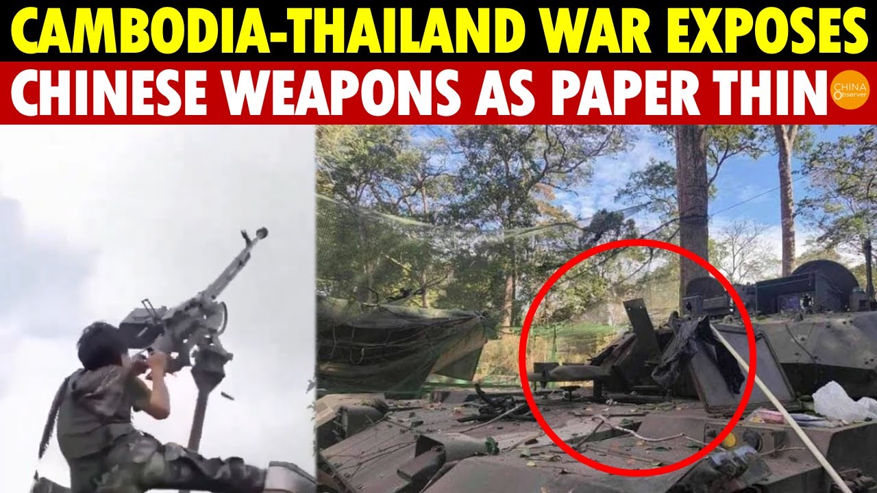 Shock! China&rsquo;s Military Nightmare: VT-4 Tanks Blow Up in Cambodia-Thailand War