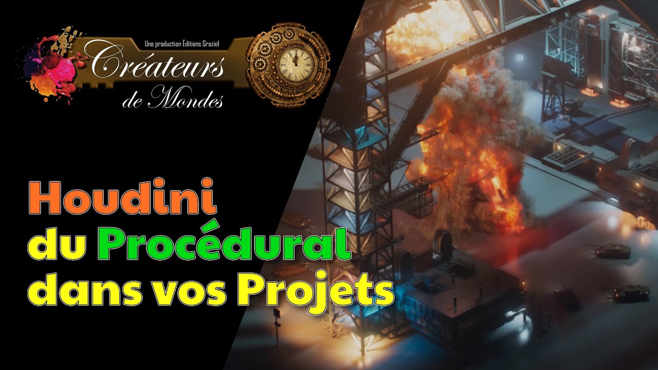 Houdini, du procédural dans vos projets ! - Les créateurs de mondes