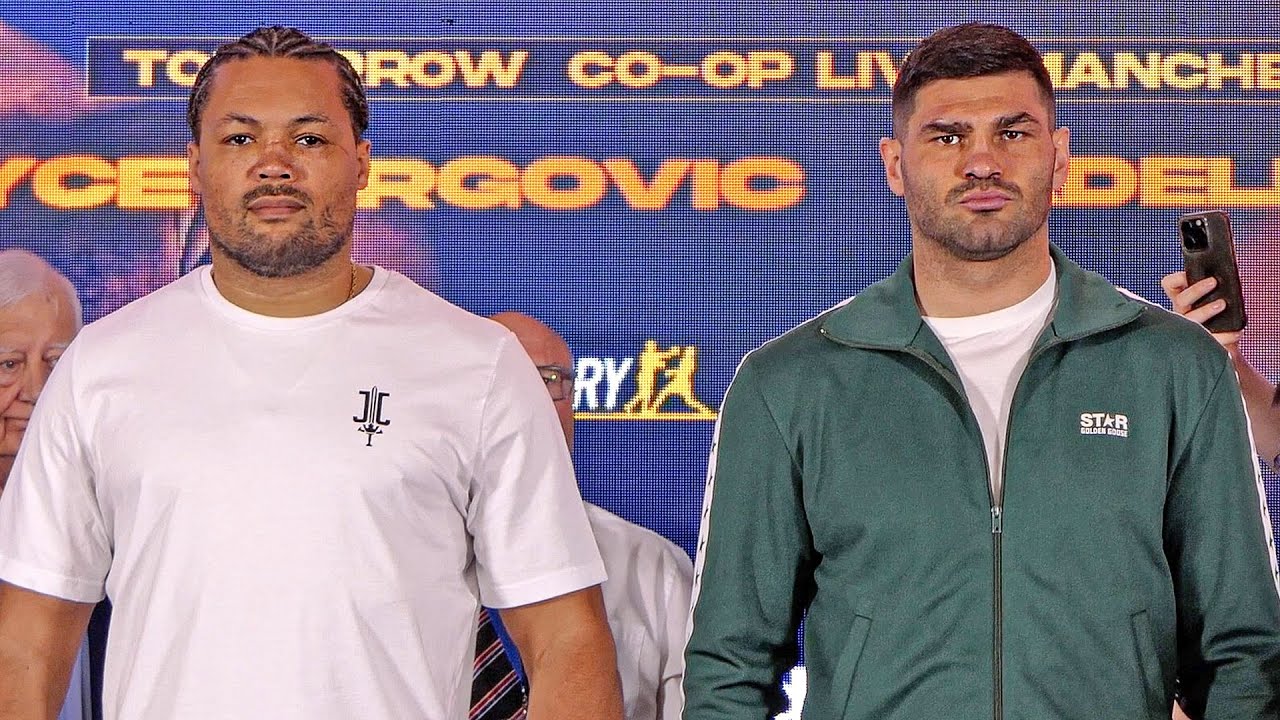 Joe Joyce vs. Filip Hrgovic • FULL WEIGH IN & FACE OFF | DAZN Boxing