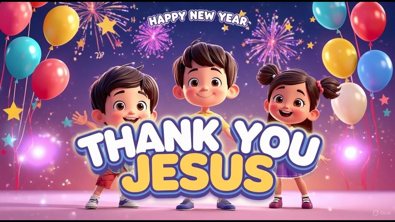 Happy New Year Children Song|Thank You Jesus|Christian Kids Praise