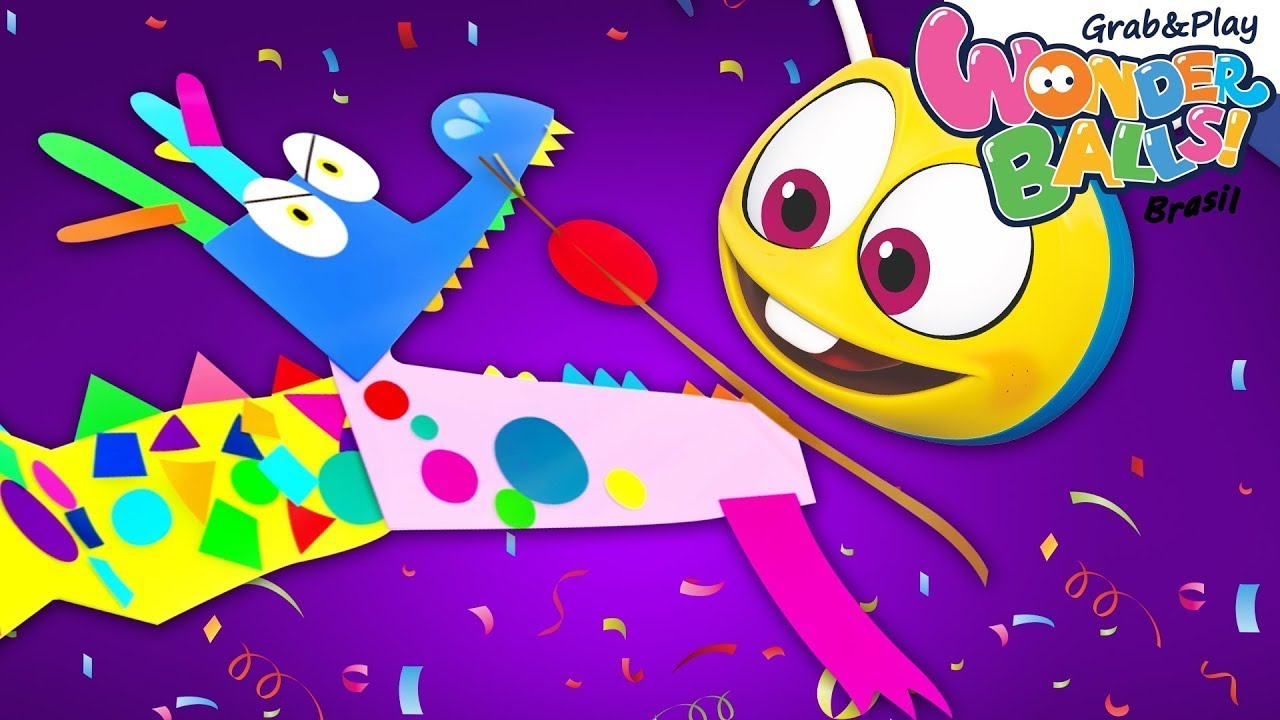 A FESTA DO DRAG&Atilde;O COLORIDO E SLIME DIVERTIDO! - WONDERBALLS BRASIL