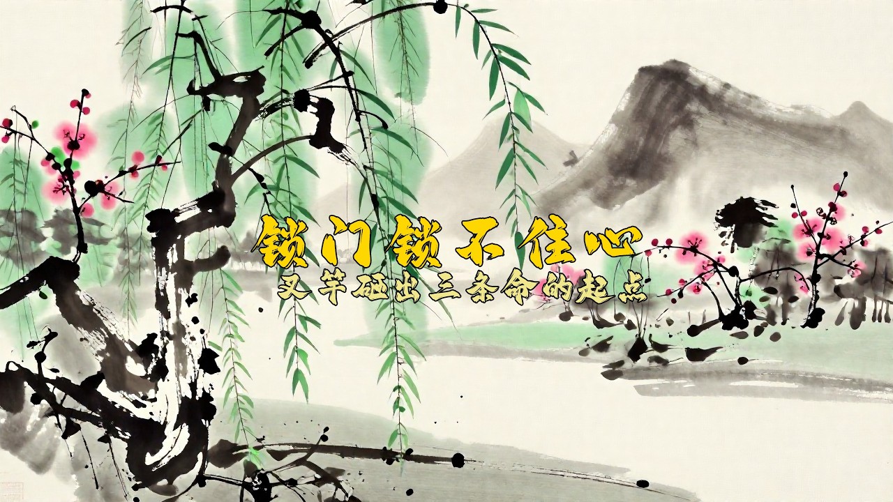 你以为锁住门就能锁住欲望？金瓶梅第二回：叉竿一砸，三个人的悲剧就此拉开