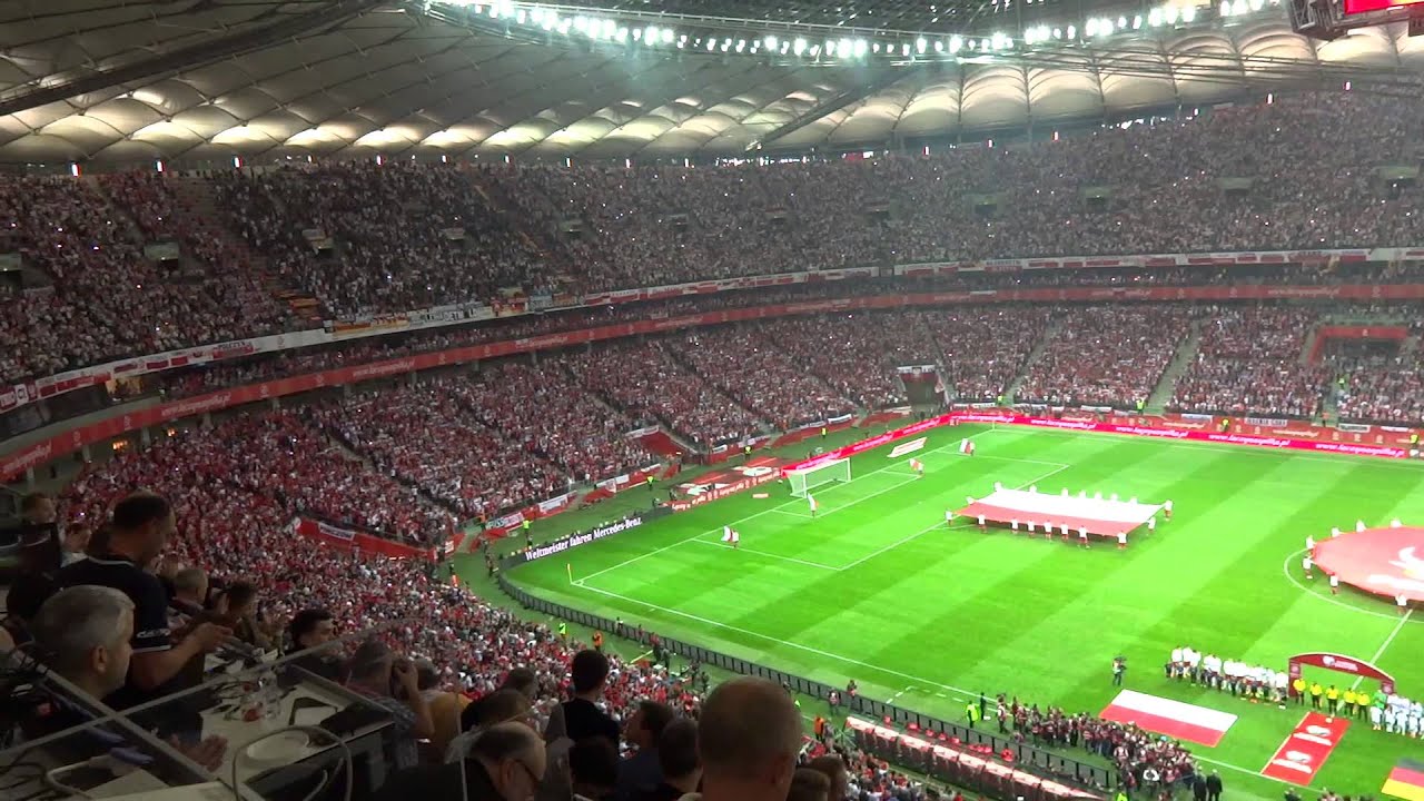 The national anthem of Poland / Poland-Germany 2:0 (11.10.2014) / Polska-Niemcy