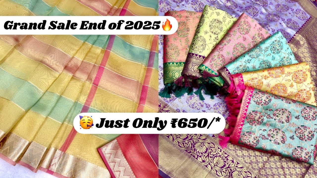 Banarasi Saree Under ₹700 | ₹650 Ki Grand Sale! 🛍️ | Sale 2026 | Umaiza Fabric 