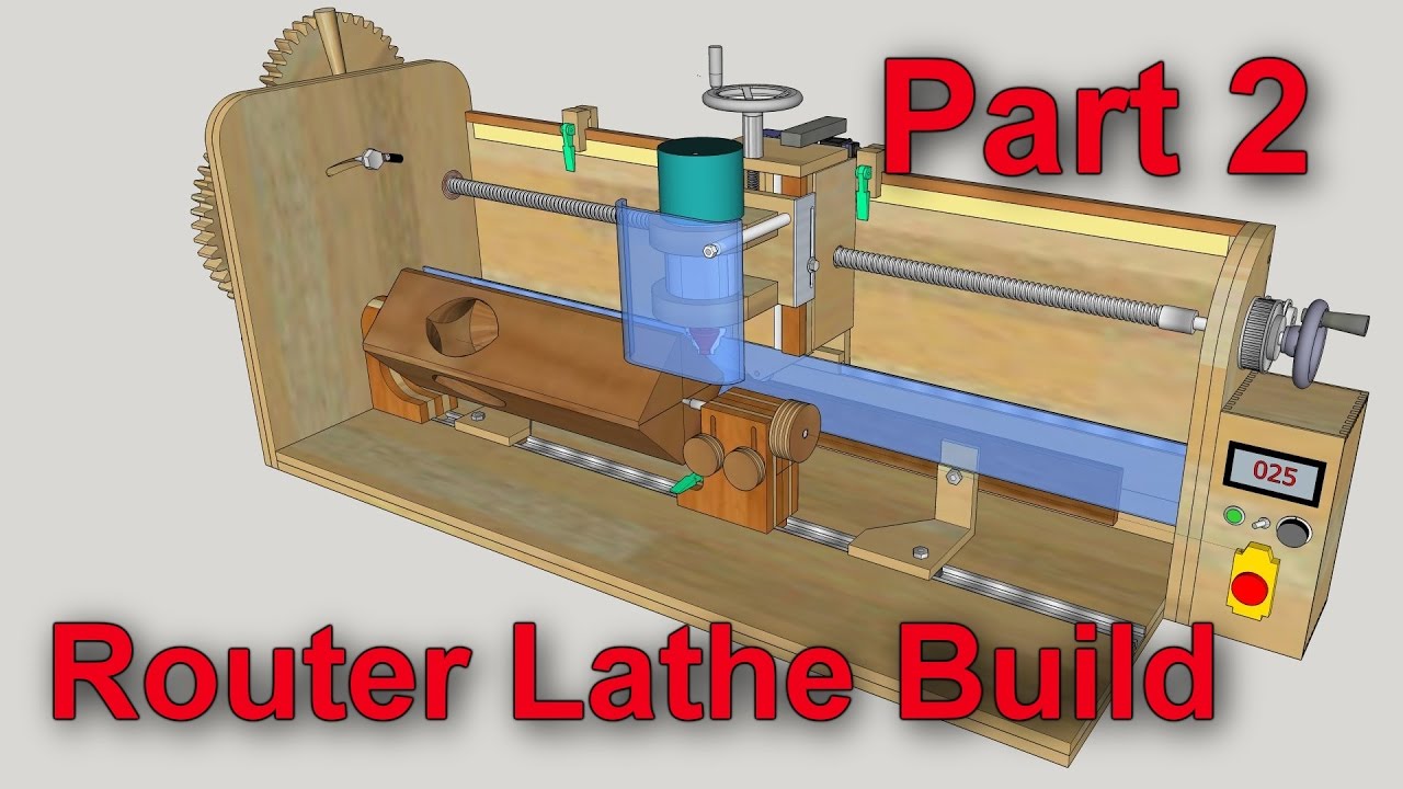 Router Mill/Lathe Build part 2 (gearing arrangement)