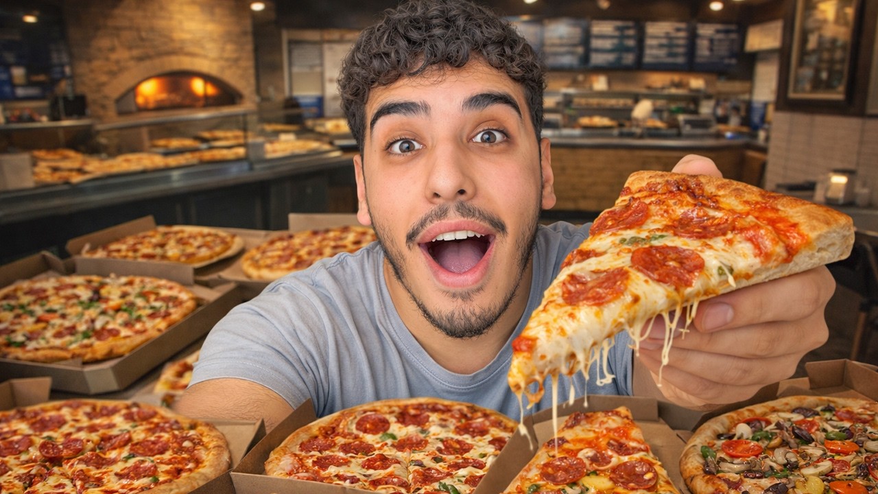 BİR HAFTA SADECE PİZZA YİYEN ADAM