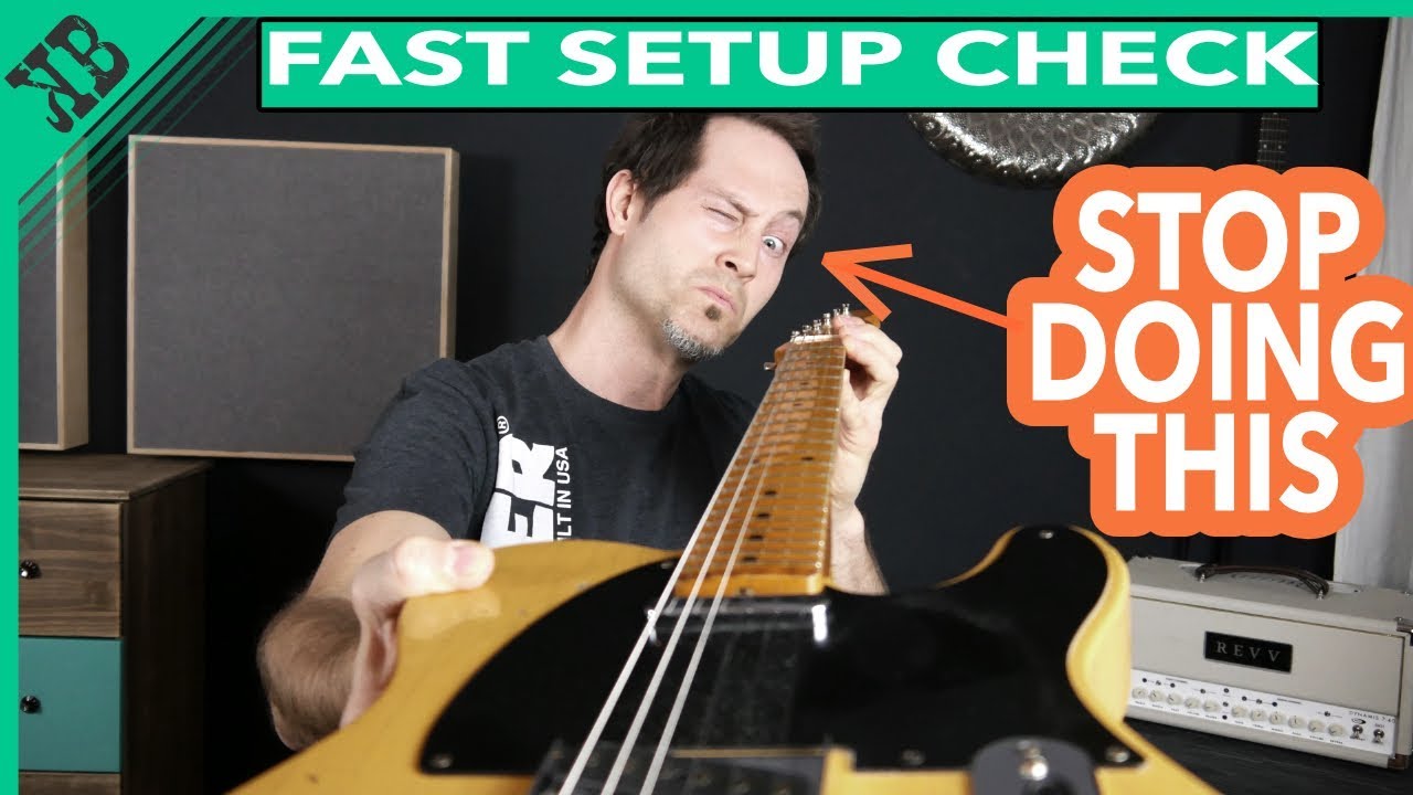 Guitar setup check without tools? | UNDER 1 MINUTE! | Guitar Tweakz | Kris Barocsi