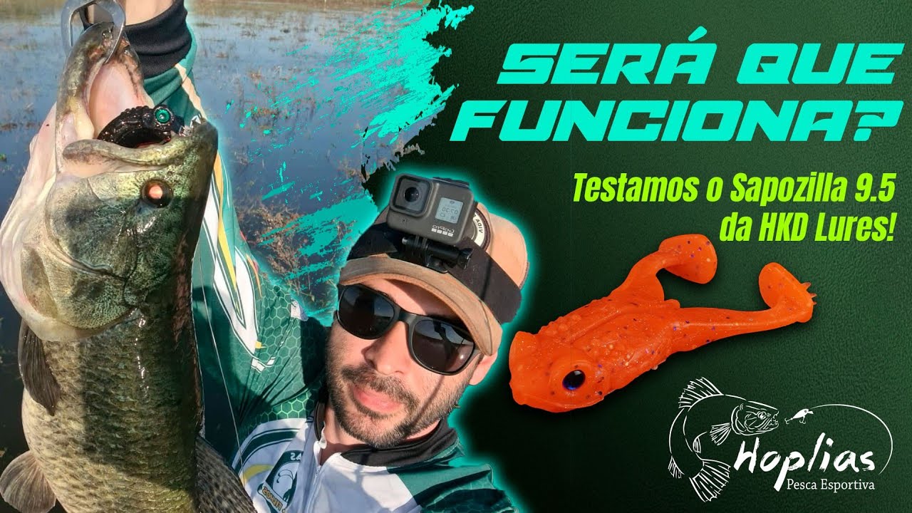 ISCA ESPETÁCULAR SAPOZILLA frog pescaria de traíra trairão e predadores