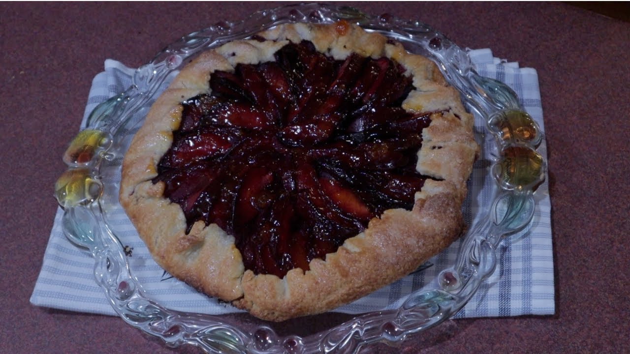 Rustic Plum Tart