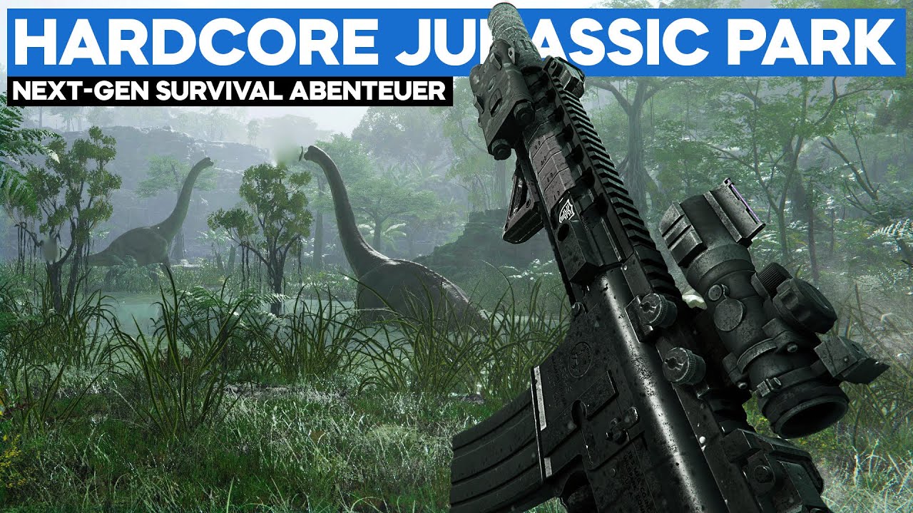 Endlich ein geiles Survival Game mit Dinosauriern wie es mir gefällt! Jurassic Park trifft Crysis