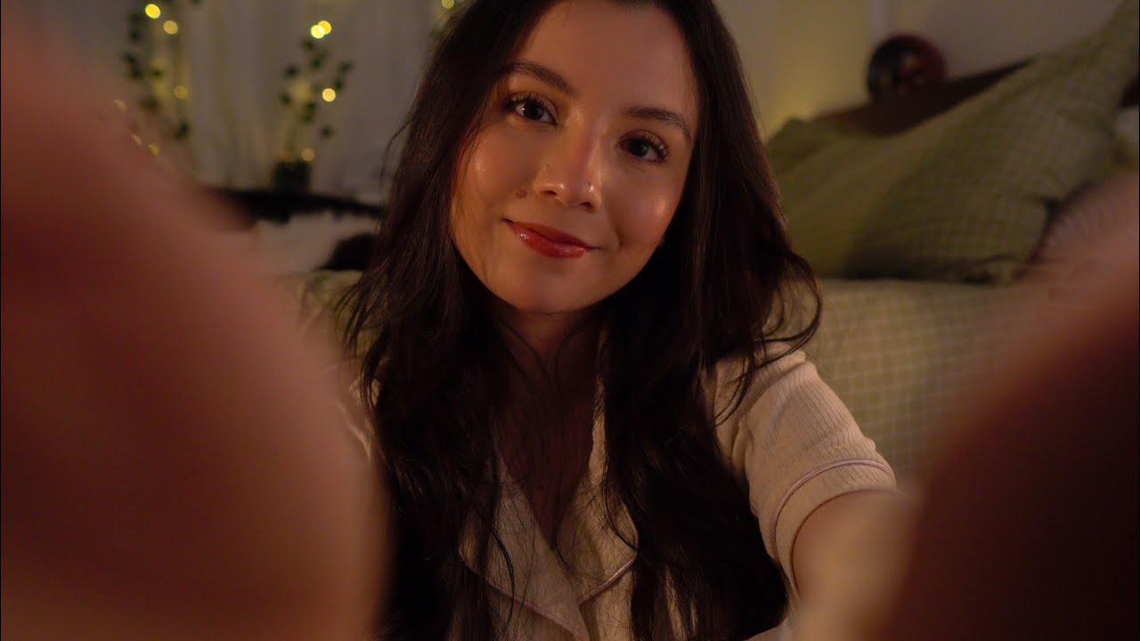 ASMR | aconchego para dormir bem (toques na tela e voz suave)