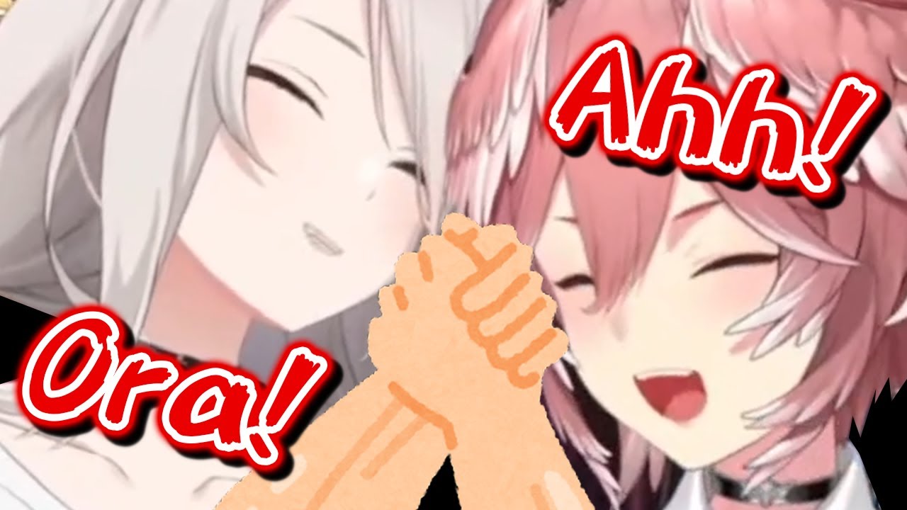 Lui tries Arm Wrestling with Botan, but she get defeated in 1 second [Hololive Eng Sub]