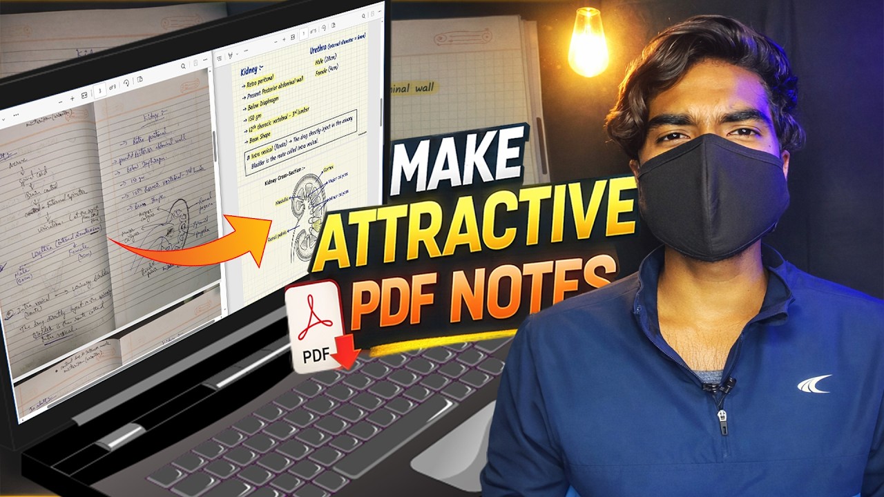 How to Make Attractive Pdf Notes Using Ai for Online Teaching