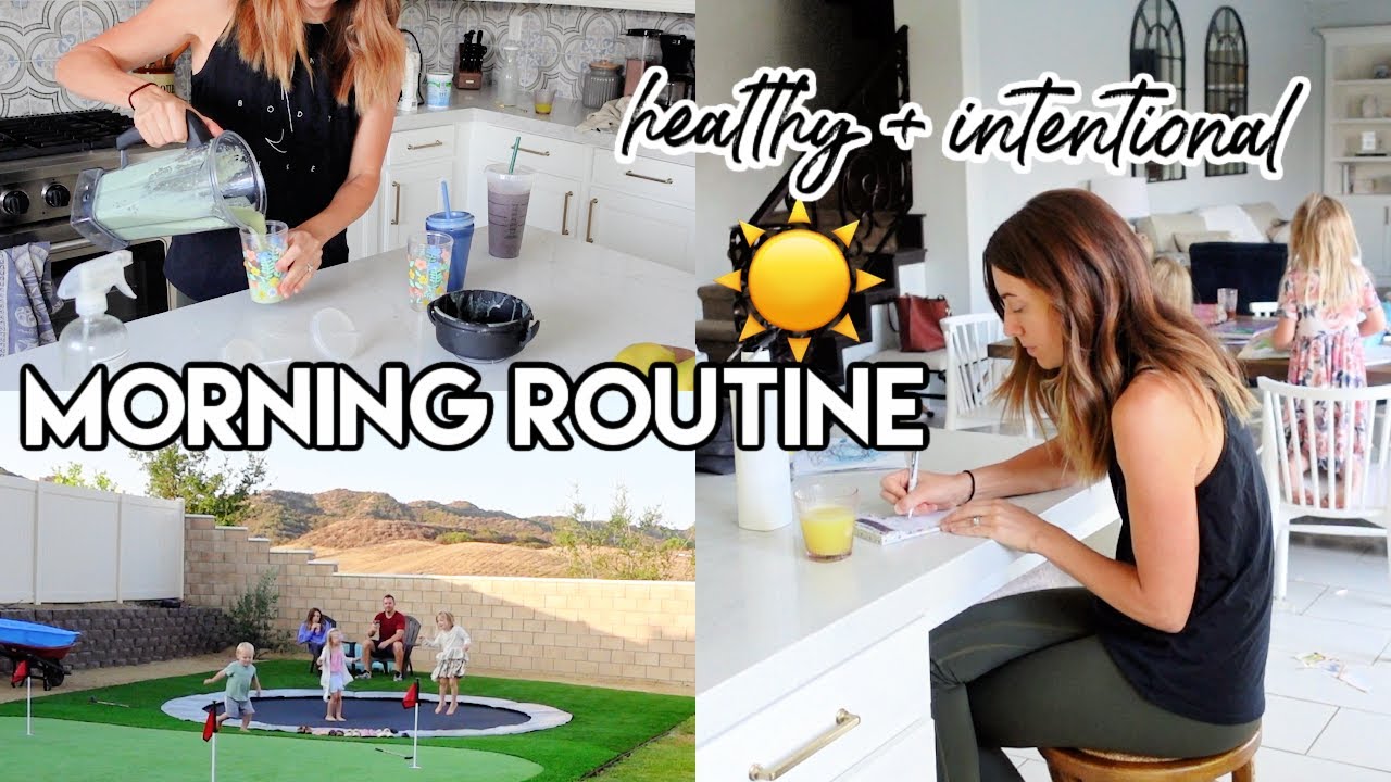 Healthy and Intentional Morning Routine | Mom of 3 Littles | Kendra Atkins