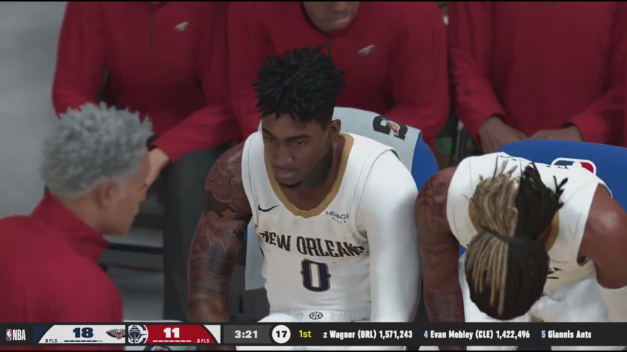NBA 2K26 pelicans rebuild year 6 game 45 pelicans clippers