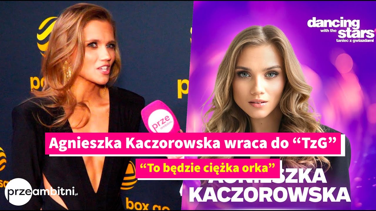 Agnieszka Kaczorowska chciała być JURORKĄ, a wraca jako TANCERKA - wraca do „Tańcu z Gwiazdami”