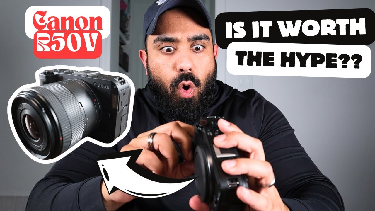 UNBOXING THE BRAND NEW CANON R50 V | Vlogging Camera #tech #unboxing #technerd #cameragear