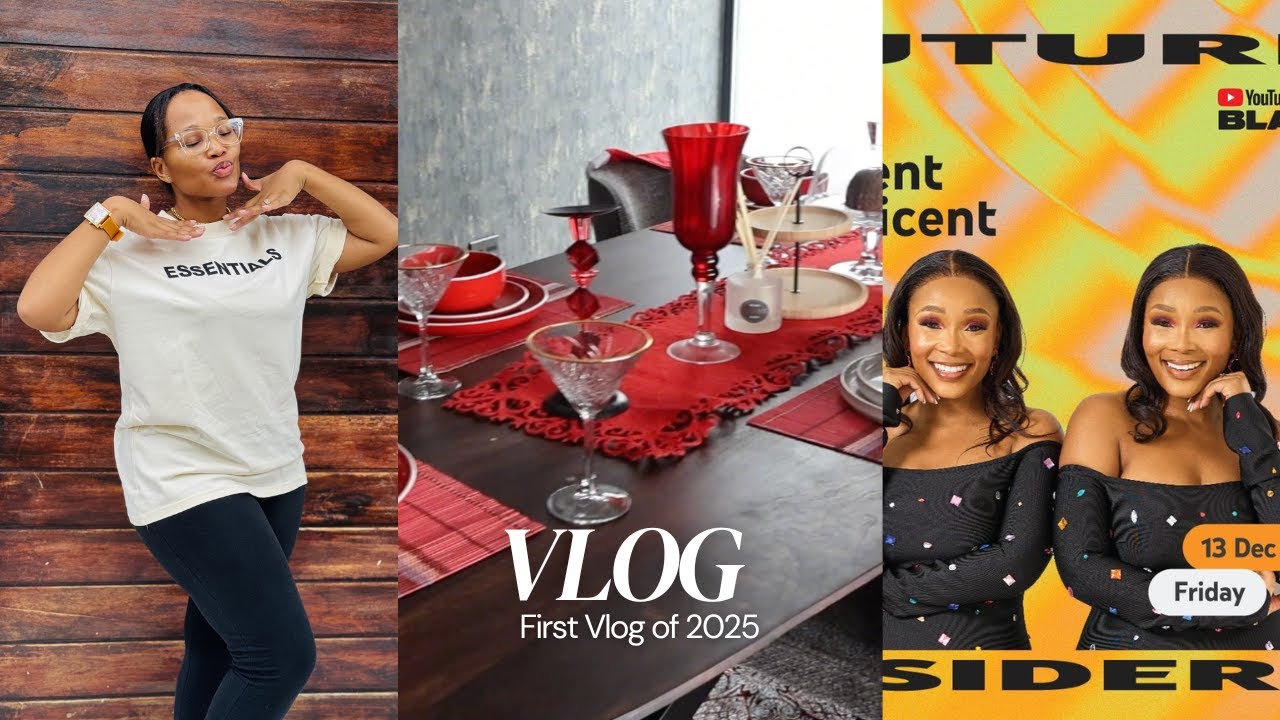 First Vlog of 2025 | Hosting a Youtube Black Event | Maintenance | Intimate Christmas Dinner| Reset