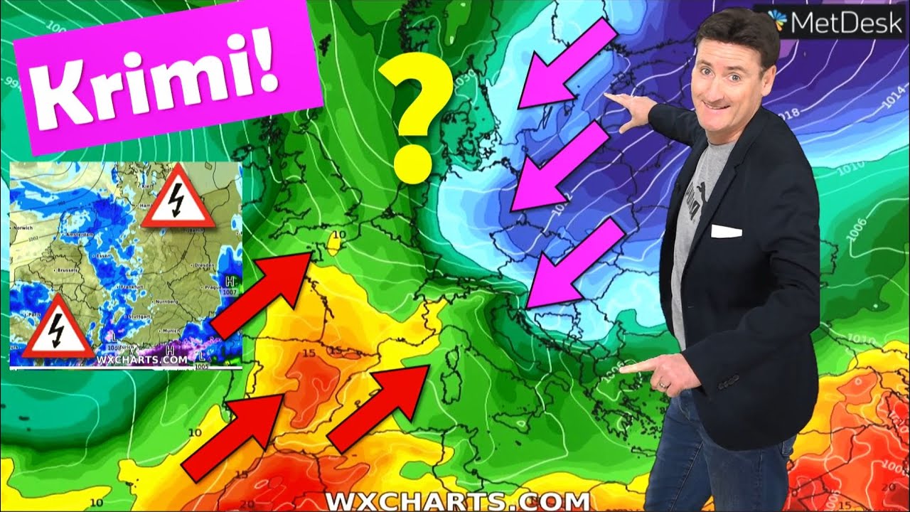 Heftiger Wetterkrimi! Zwischen später Kältepeitsche und erster Saharaluft! Fällt die 25-Grad-Marke?