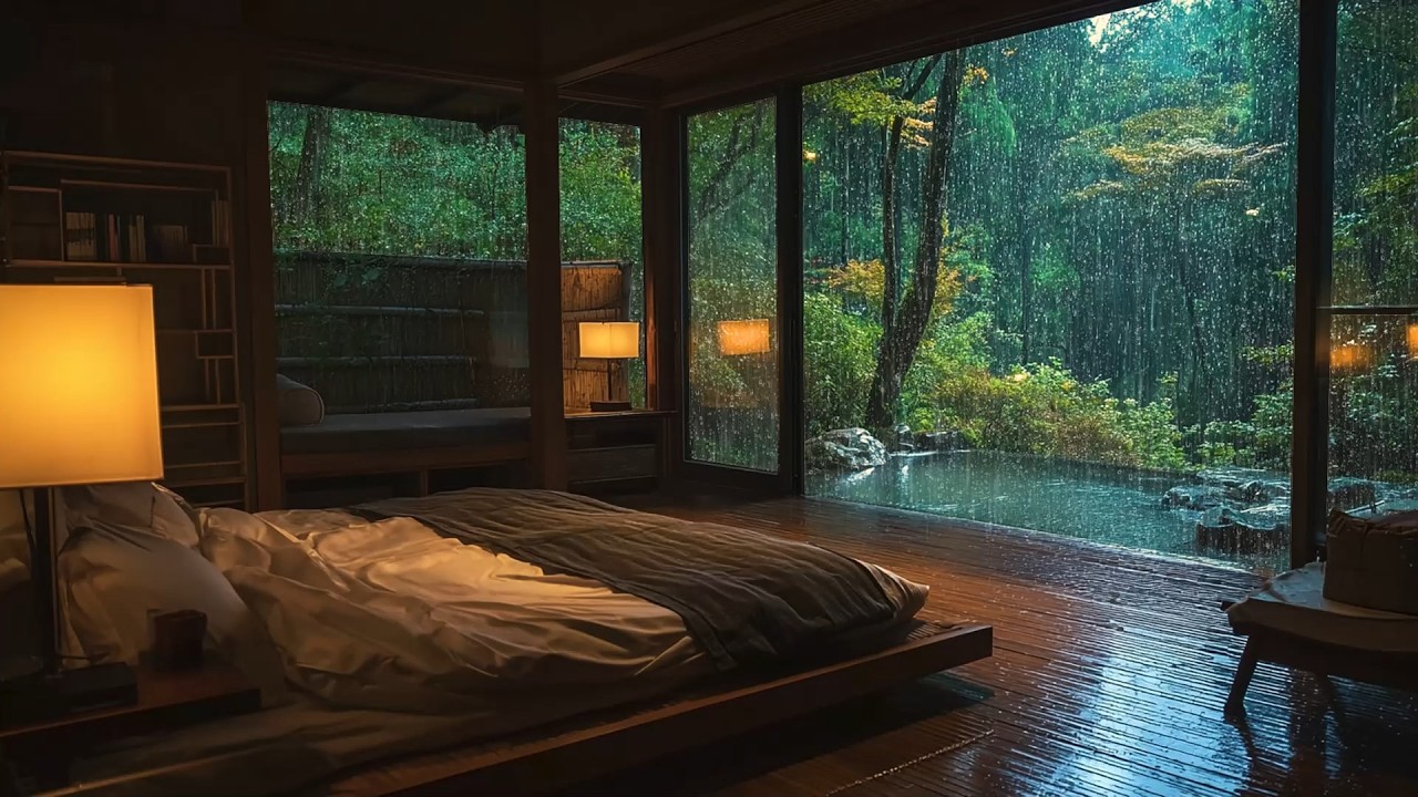 Healing Piano Music with Soft Rain – Relax Deeply, Reduce Stress, and Calm the Mind