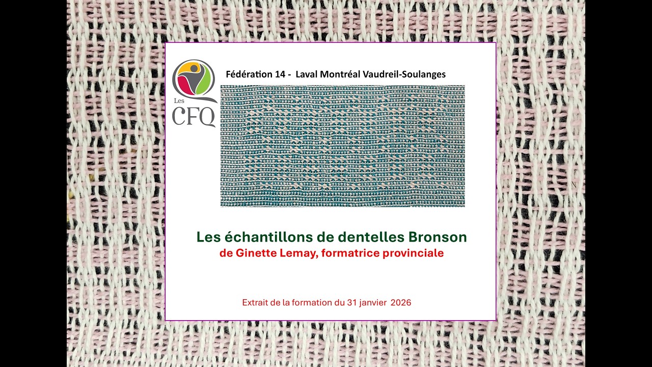 Arts Textiles   Tissage Bronson   échantillons