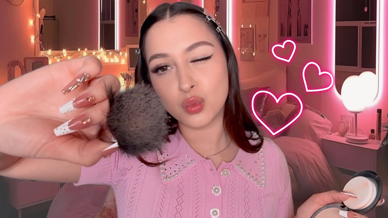 ASMR Girl who is OBSESSED with You does ur makeup for a DATE 🥹❤️‍🩹