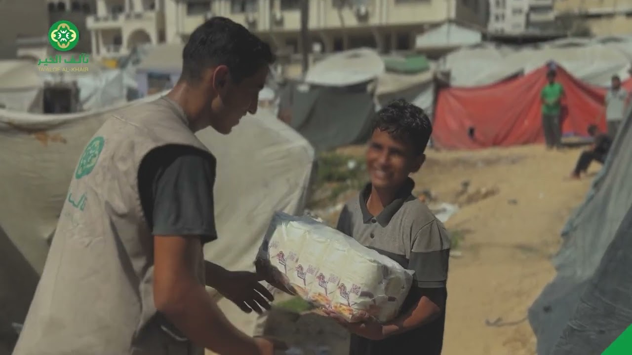 تآلف الخير تُدخل 60 طنًا من الطحين إلى غزة