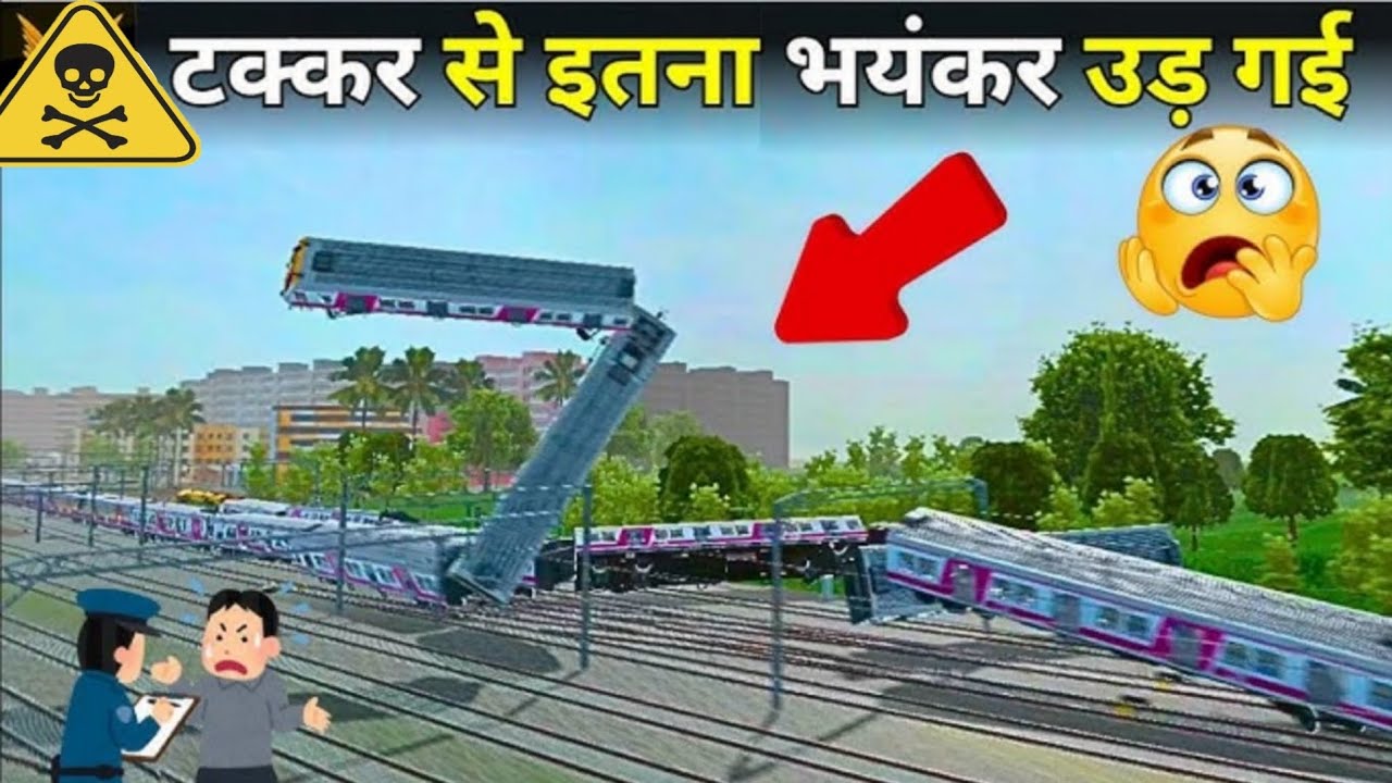 Mumbai local emu Accident !! 😍 || #train #rgtechdemo #trainvideo #rfstrainaccident