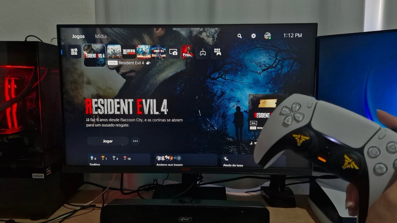 PS5 NO MONITOR QUADHD 2K FICA PERFEITO