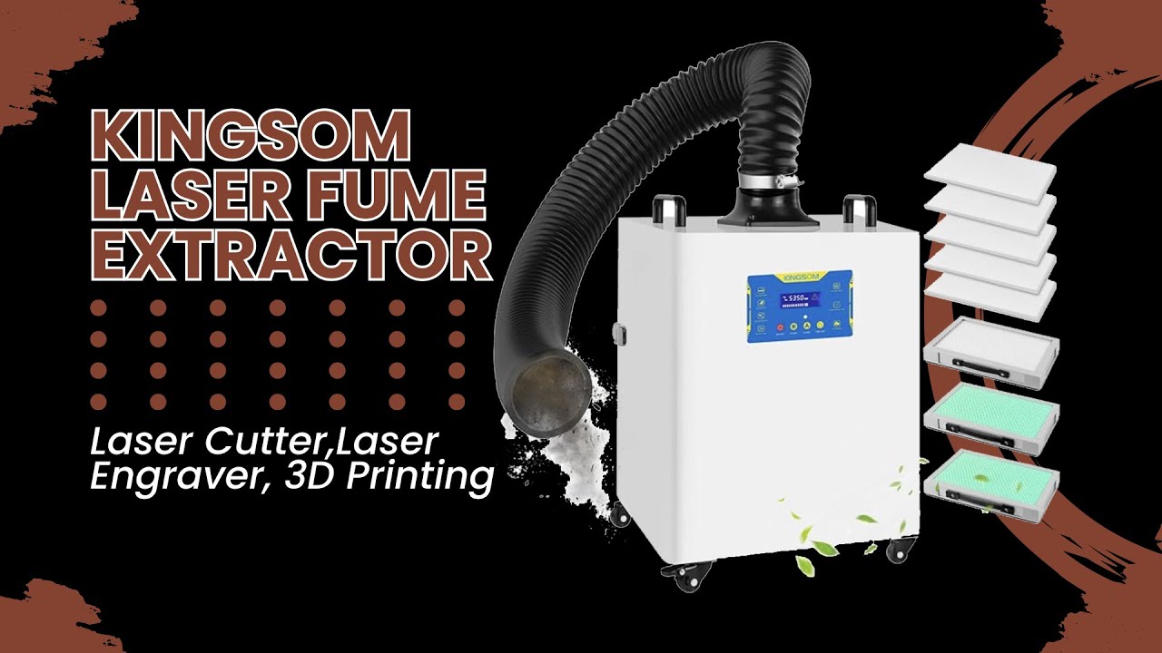 KINGSOM Laser Fume Extractor with 4-Layer Filter