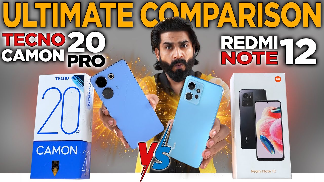 The Ultimate Comparison Tecno Camon 20 Pro vs Redmi Note 12 | 5 Differences You Need to Know !!