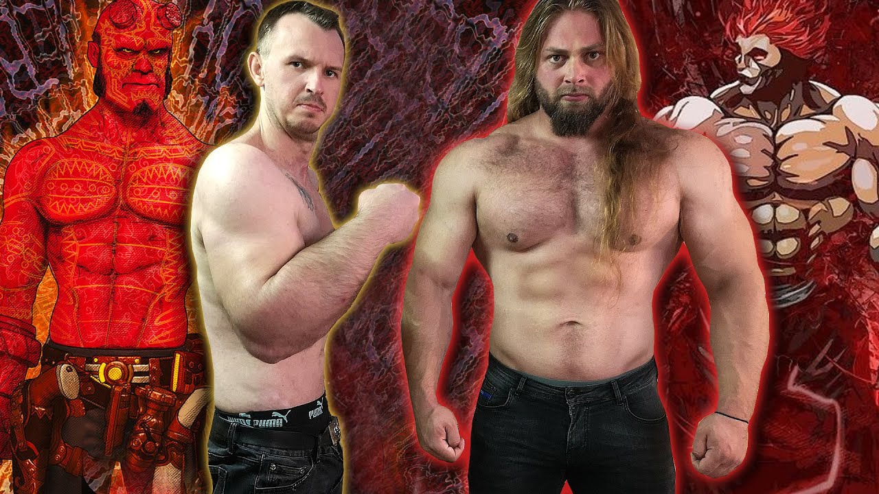 Hellboy vs. Mr. Oger - Armwrestling Training