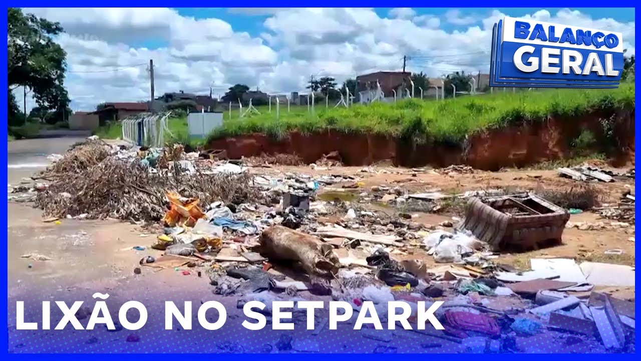 Flagrou tá na RECORD: Lixão no Setpark