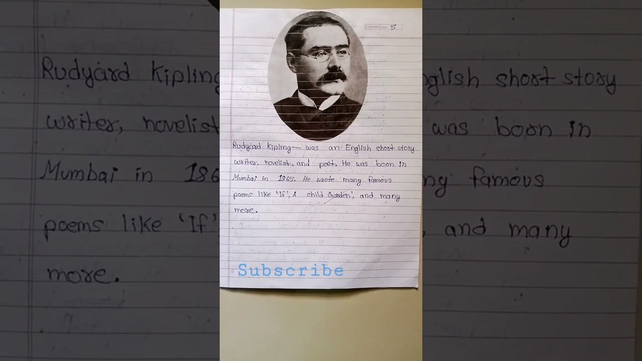 Rudyard Kipling