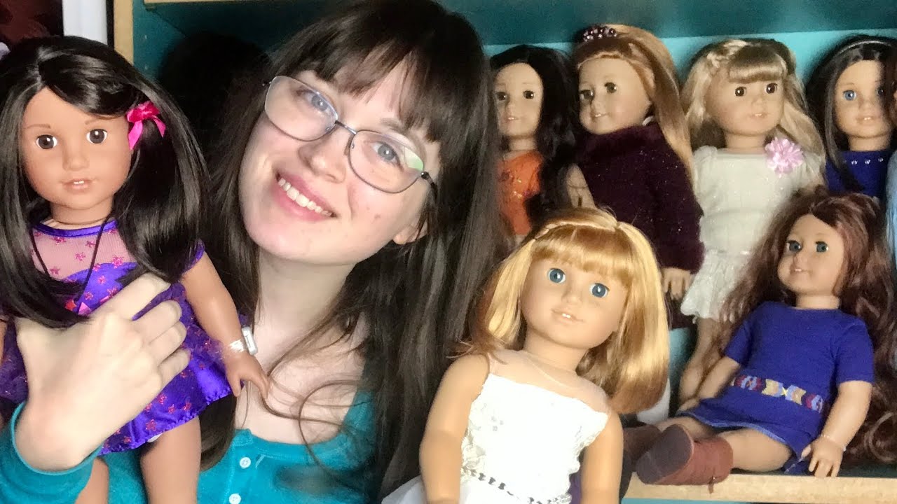 Все мои 46 кукол American Girl! (Моя коллекция AG) + распаковка подарка :D