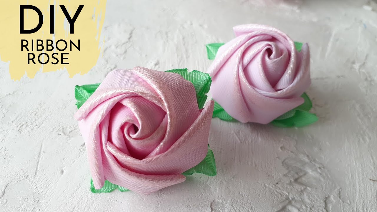Amazing Grosgrain Ribbon Rose DIY Kanzashi Craft Tutorial | Paano Gumawa ng Bulaklak Gamit ang Laso