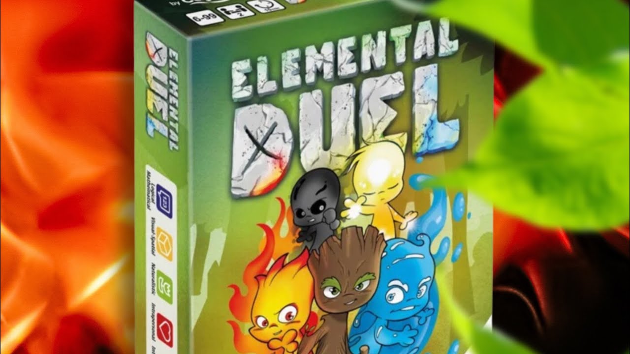 Elemental Duel -Cómo se juega - Reseña rápida - Juego de mesa